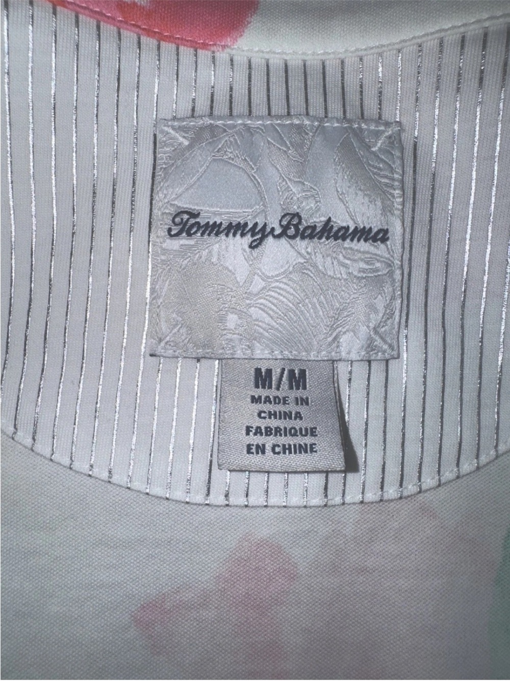 Tommy Bahama Pink & Green Floral Bomber Jacket - Picture 3 of 9